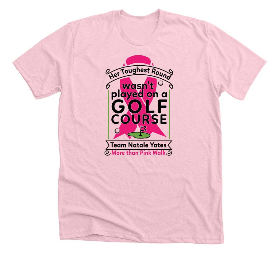 Team Natale Yates, a Heather Pink Premium Unisex Tee