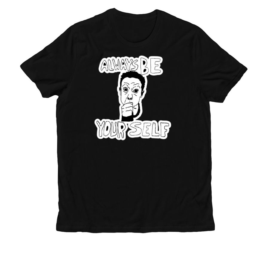Always Be Yourself | Hoodies & Tees, a Deep Black Allmade Organic Cotton Unisex Tee