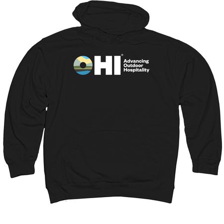 OHI Sweatshirts, a Black Midweight Pullover Hoodie