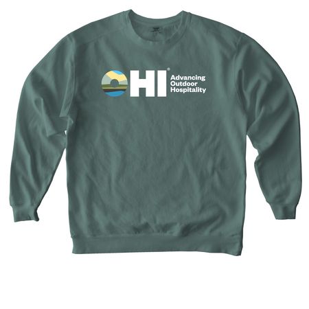 OHI Sweatshirts, a Blue Spruce Comfort Colors Crewneck Sweatshirt