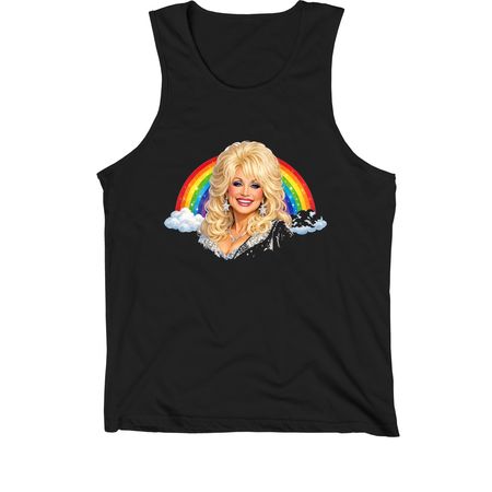 Hello Dolly!, a Black Premium Cotton Tank