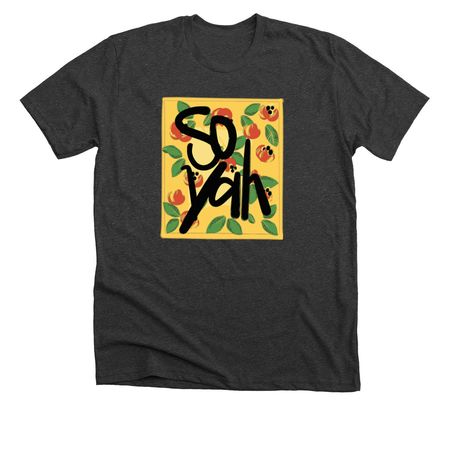 Sophisticated Yahdman&nbsp;, a Dark Grey Heather Premium Unisex Tee
