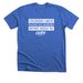 #NoMoreBorders Shirt, a Heather True Royal Premium Unisex Tee