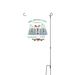 OCU Law White Christmas Yard Flag&nbsp;, a White 12" x 18" Yard Flag with Stake