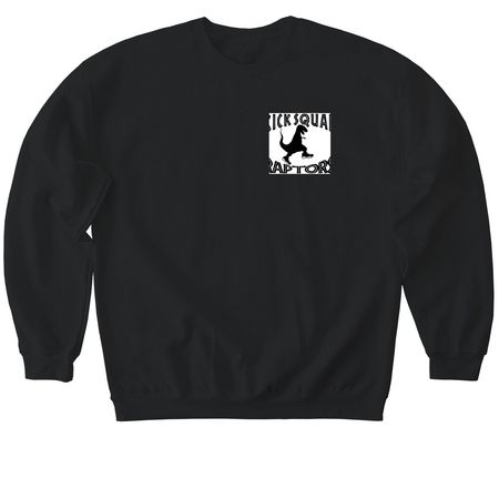 Momma raptor collection&nbsp;, a Black Softstyle Crewneck Sweatshirt