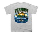 Limited Edition "Vermont Strong" Shirt, a Sport Grey Youth Unisex Tee (back-view)