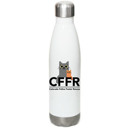 CFFR Water Bottles, a White Stainless Steel Water Bottle