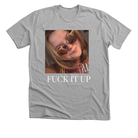 Fuck it up Signature Tee, a Athletic Heather Premium Unisex Tee
