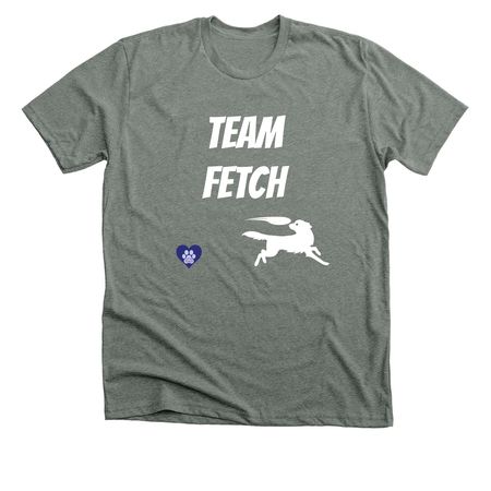 Team Fetch, a Deep Heather Premium Unisex Tee