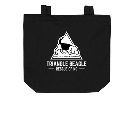 TBR Tote Bag, a Black Organic Cotton Tote Bag