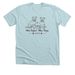 First coffee then dogs.&nbsp;, a Heather Ice Blue Premium Unisex Tee