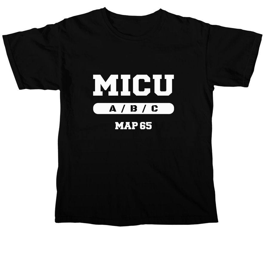 MAP 65 Black, a Black Comfort Colors Unisex Tee