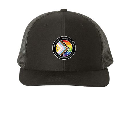 Pride Hats, a Black Printed Snapback Trucker Cap