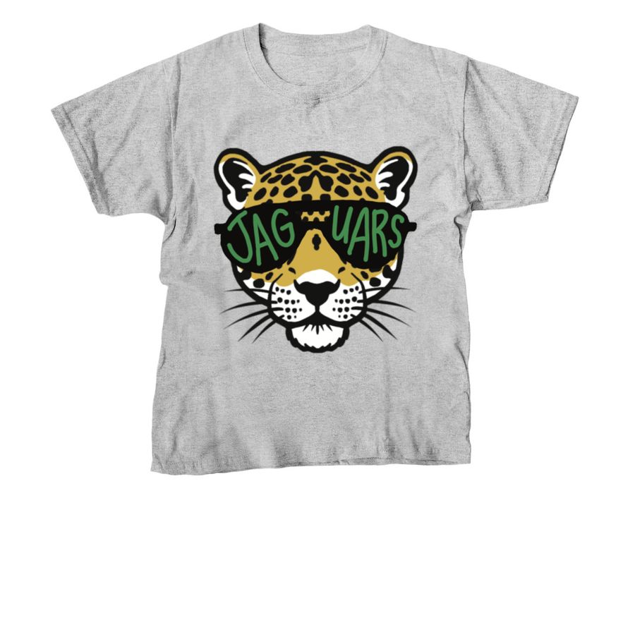 Jaguar w/ Sunglasses, a Sport Grey Youth Unisex Tee