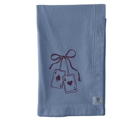 Love Is in the Cards Blanket ????, a Blue Jean Comfort Colors Blanket
