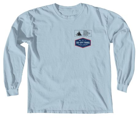 Culper Spy Ring, a Chambray Comfort Colors Long Sleeve Tee