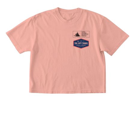 Culper Spy Ring, a Peachy Comfort Colors Boxy Tee