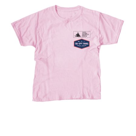 Culper Spy Ring, a Light Pink Youth Unisex Tee