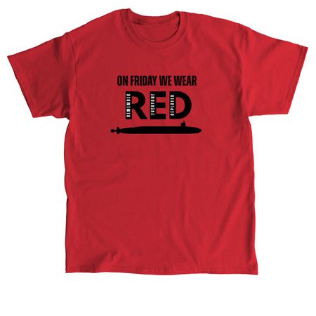 RED FRIDAY, a Red Classic Unisex Tee