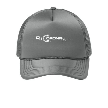 Dj Corona Cap, a Deep Smoke Printed Foam Trucker Hat