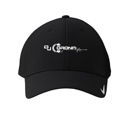 Dj Corona Cap, a Black Printed Nike Dri-FIT Legacy Performance Cap