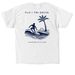 Fiji x Tri Delta, a White Classic Unisex Tee (back-view)