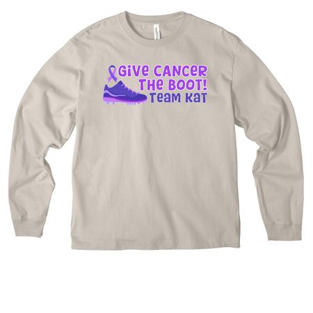 Team Kat, a Dust Unisex Heavyweight Long Sleeve Tee