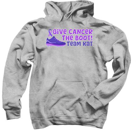 Team Kat, a Sport Grey Pullover Hoodie