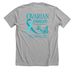 Spreading Ovarian Cancer Awareness&nbsp;, a Athletic Heather Premium Unisex Tee (back-view)