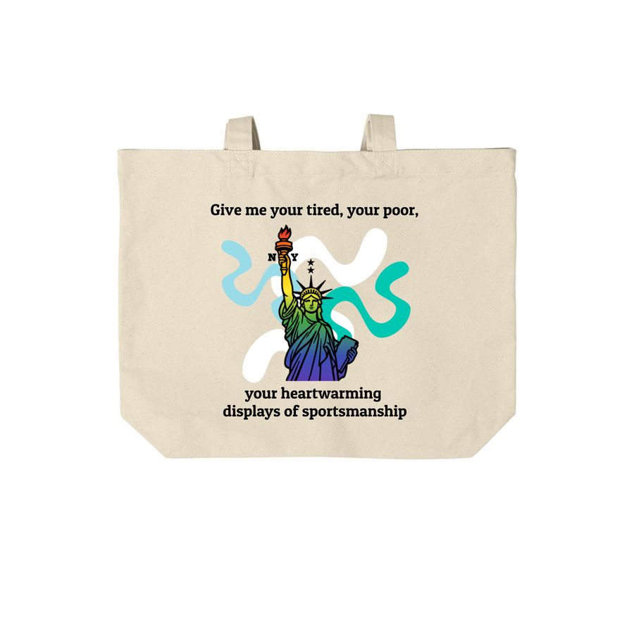 Support the Center NYC, a Natural Cotton Canvas Tote Bag