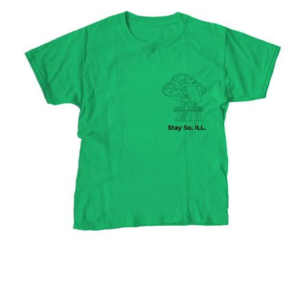 FALL in Southern Illinois, a Irish Green Youth Unisex Tee