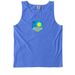 Bella Terra Pickleball Tank Tops, a Flo Blue Comfort Colors Tank Top