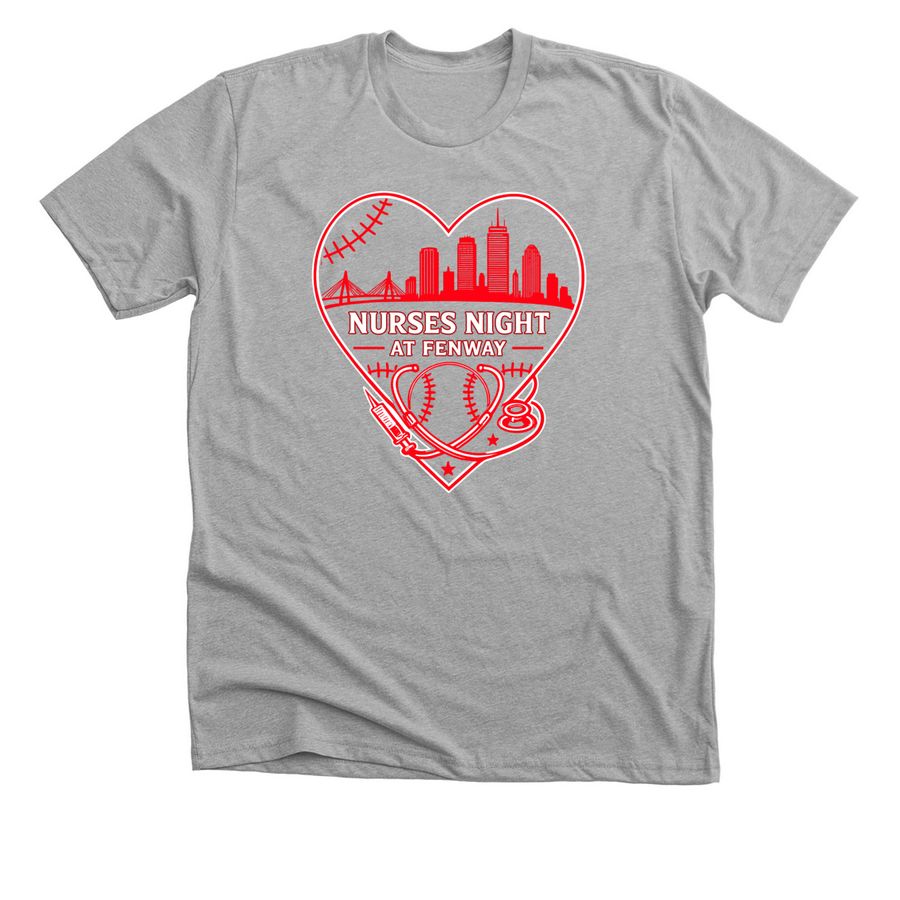 Nurses Night at Fenway, a Athletic Heather Premium Unisex Tee