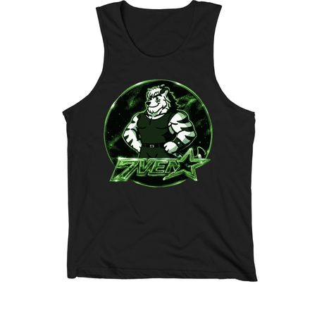 7VEN Scar&nbsp;, a Black Premium Cotton Tank