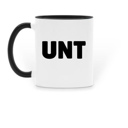 Too Early, a Black Two-Tone Ceramic Mug