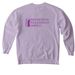 End Endo 5K Comfort Crewneck Retro Sweatshirt, a Orchid Comfort Colors Crewneck Sweatshirt (back-view)