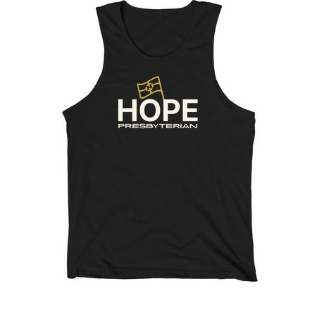 Hope Flag Tank Tops, a Black Premium Cotton Tank