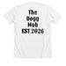 STEPHEN PEARCY's ?The Dogg Mob? Tour Staff T, a Solid White Blend Premium Unisex Tee (back-view)