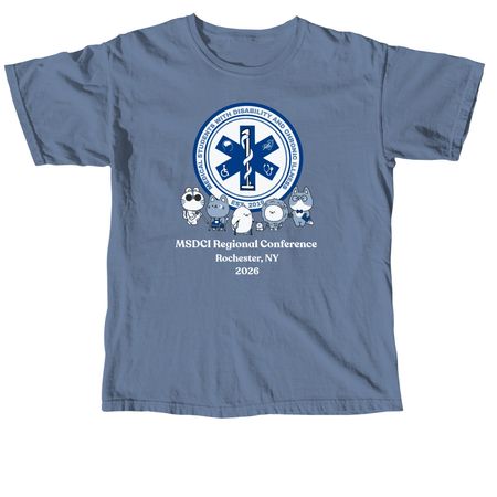 1st MSDCI Regional Conference, a Blue Jean Comfort Colors Unisex Tee