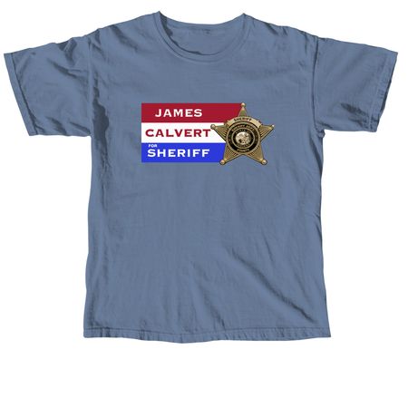 Shirt:&nbsp; James Calvert, a Blue Jean Comfort Colors Unisex Tee