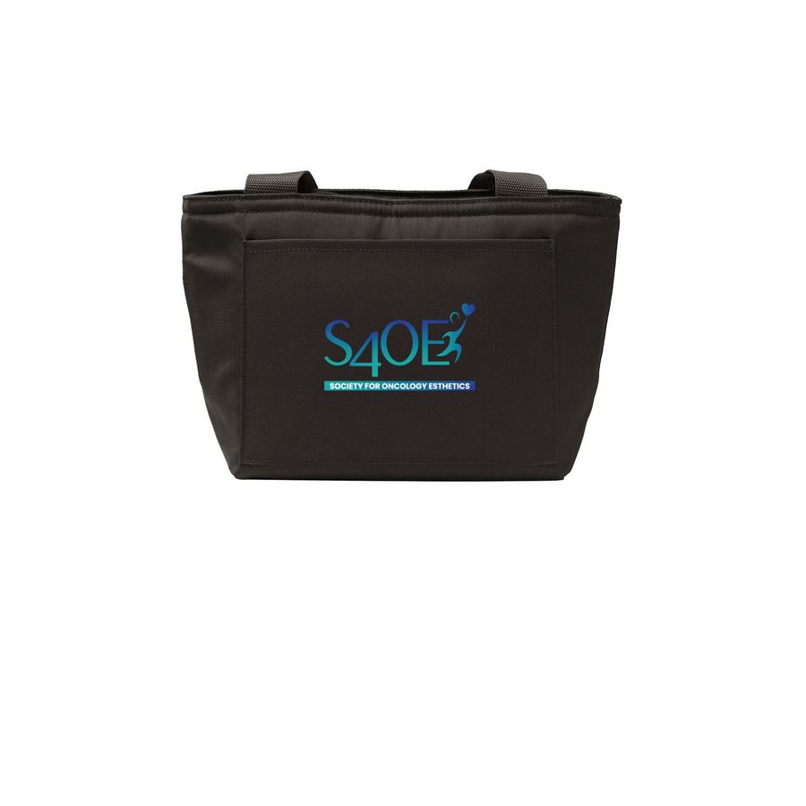 S4OE Lunch Tote, a Deep Black Insulated Lunch Tote