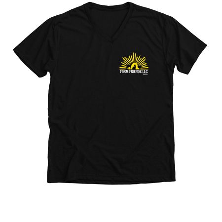 Farm Friends Spring Hay Fund 2026, a Solid Black Blend Premium V-Neck Tee