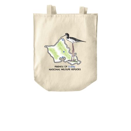 FONWR Reusable Tote, a Natural Over-the-Shoulder Shopping Tote Bag