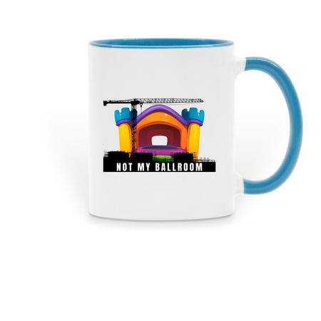 Flagship Design-Direct Action Edition, a Light Blue Two-Tone Ceramic Mug
