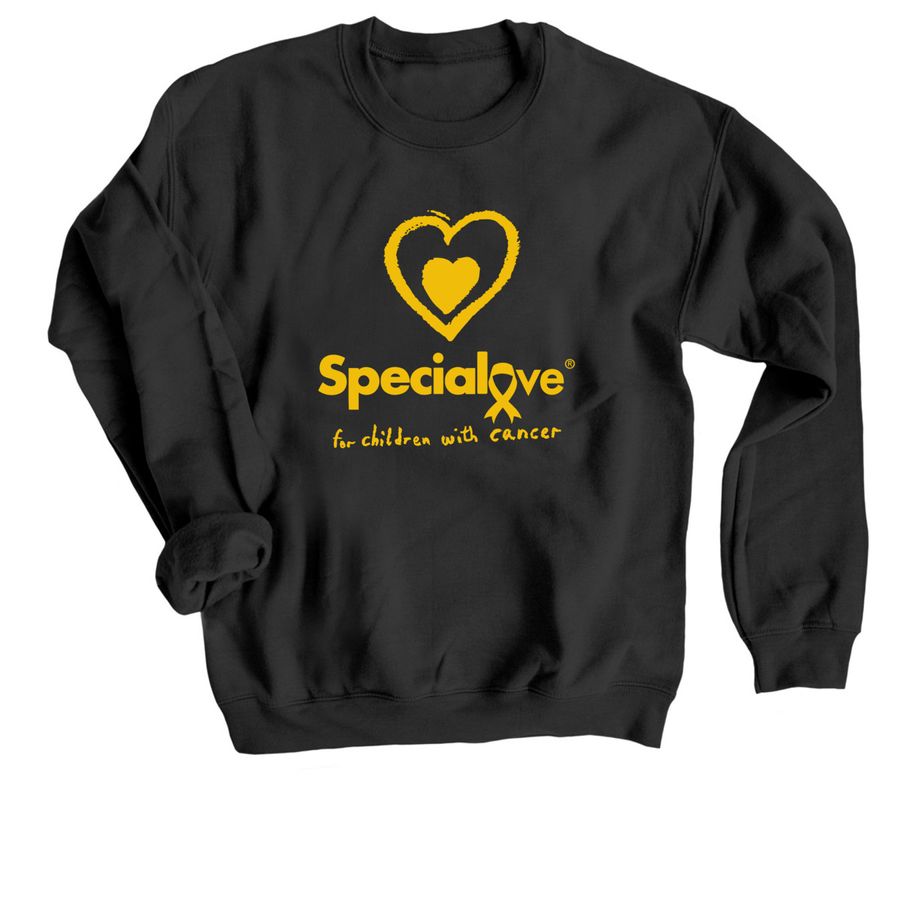 Go Gold September - Color!, a Black Crewneck Sweatshirt