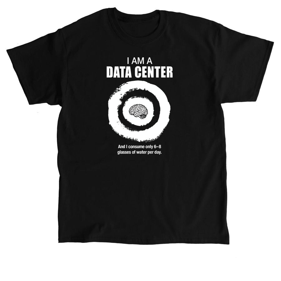 Data Center Awareness, a Black Classic Unisex Tee