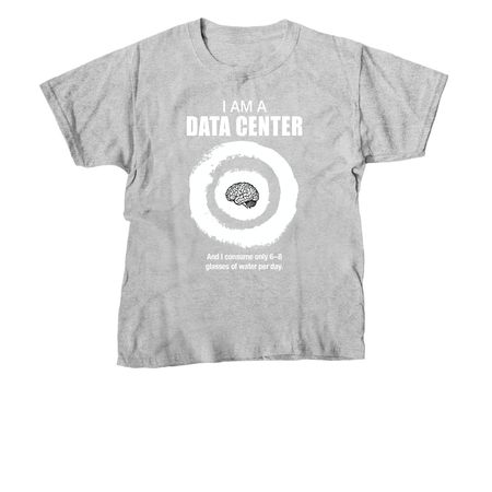 Data Center Awareness, a Sport Grey Youth Unisex Tee