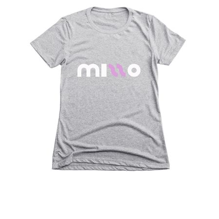 Logo 2, a Dark Heather Grey Women's Slim Fit Tee