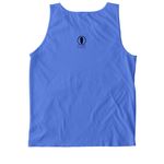 Earth Day, a Flo Blue Comfort Colors Tank Top (back-view)