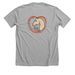 Helping Fjord Horses, a Athletic Heather Premium Unisex Tee (back-view)